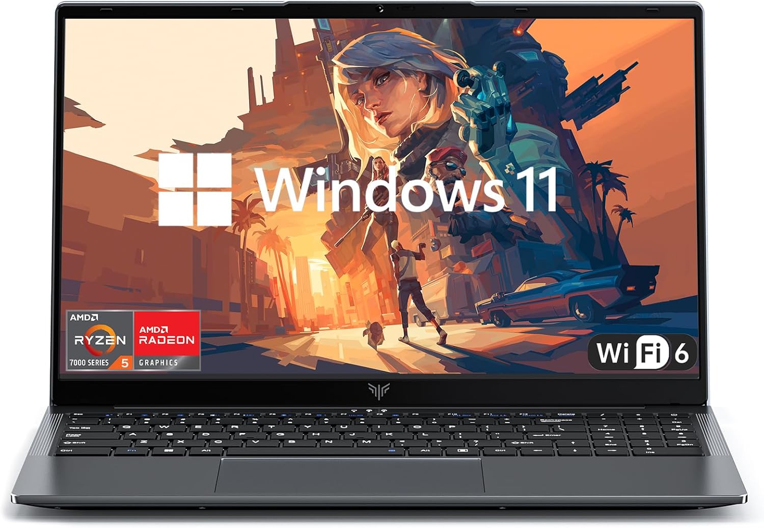 2025 Laptop with AMD Ryzen 7430U Processor(Up to 4.3G,Beat i5-1335U),AMD Radeon Graphics,16GB DDR4 512GB NVMe SSD, Wi-Fi 6,Type-C,,Webcam,15.6" Full HD IPS Display Portable Windows 11 Laptop Computer